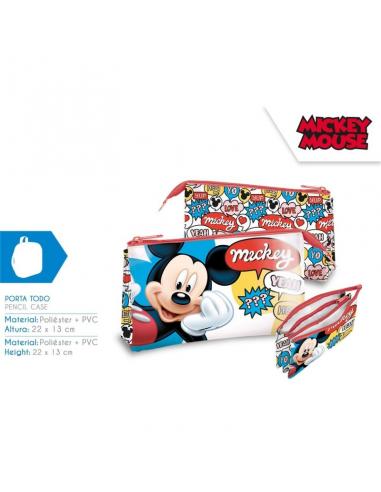 Estuche portatodo triple de Mickey Mouse (st24) - Imagen 1