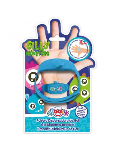 Pulsera  infantil con dispensador para gel desinfectante de manos 'Silly' - Imagen 1