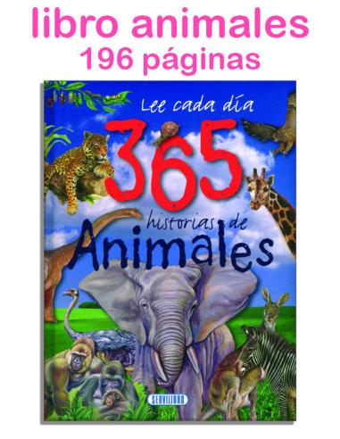 Libro lee cada día 365 historias de animales 196 paginas 20,3x27,1cm - Imagen 1