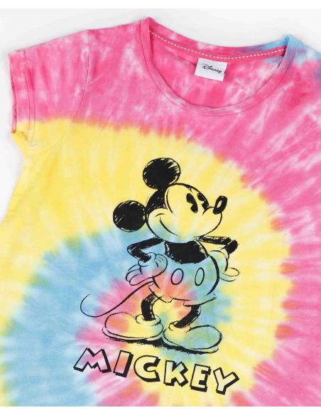 DISNEY Camisola Manga Corta Mickey Rainbow para Niña - Imagen 2