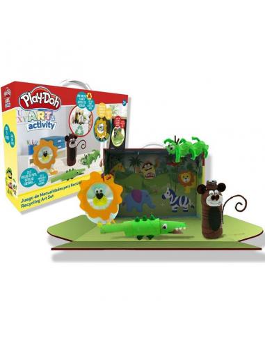 Juego de manualidades recicladas Jungla de Play Doh - Imagen 1