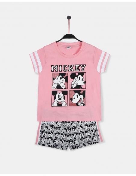 DISNEY Pijama Manga Corta Mickey 28 para Niña - Imagen 1