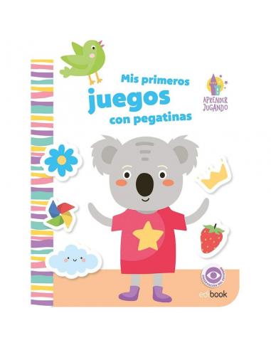 Imagiland aprender jugando libro juegos con pegatinas &#39;nº 3&#39; 28x21cm - Imagen 1