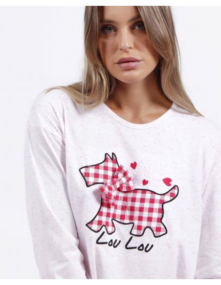 ADMAS Pijama Manga Larga Lou Lou Lovely para Mujer - Imagen 5