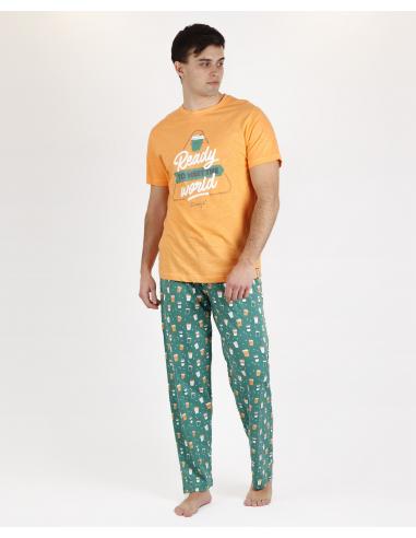 MR WONDERFUL Pijama Manga Corta Ready para Hombre - Imagen 1