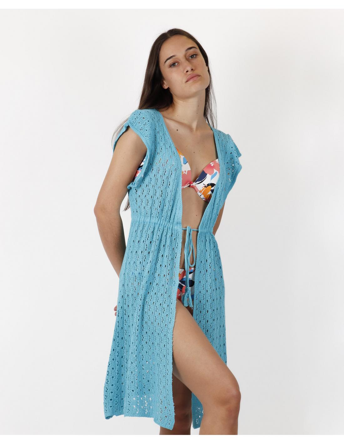 Vestido en crochet para mujer hot sale