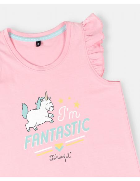 MR WONDERFUL Vestido Tirantes Playa Unicorn para Niña - Imagen 2