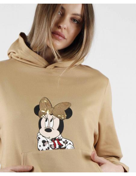 DISNEY Pijama Manga Larga Minnie Leopardo para Mujer - Imagen 2