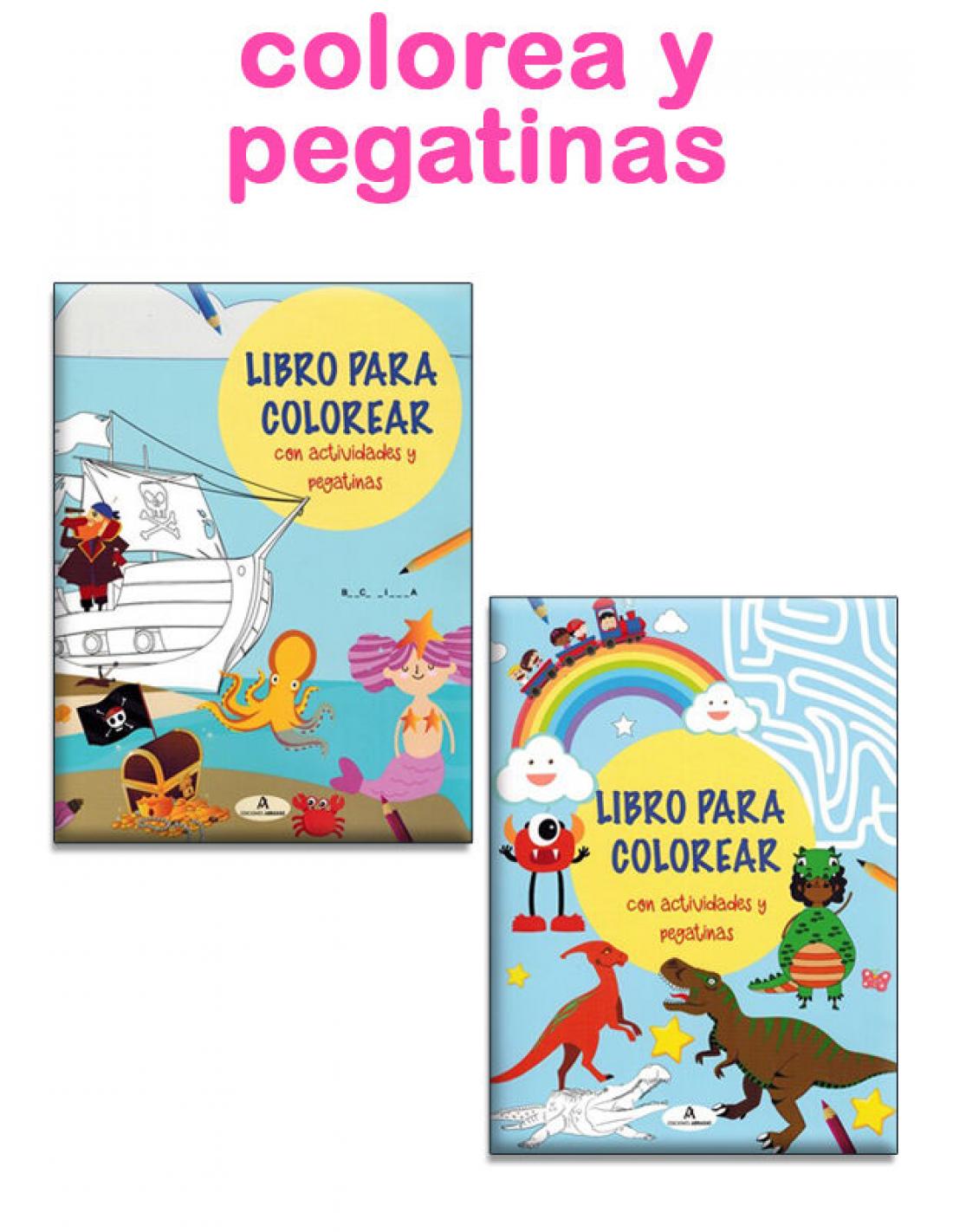 Libro Para Colorear Con Pegatinas