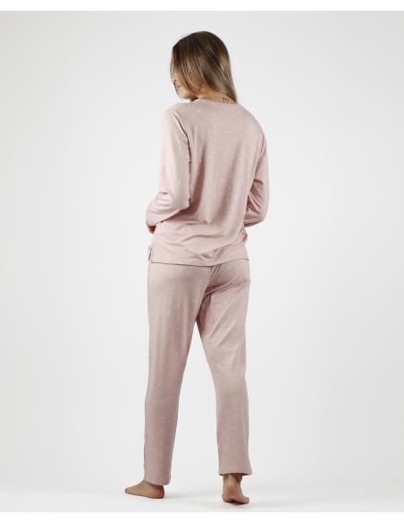 ADMAS CLASSIC Pijama Manga Larga Moon para Mujer