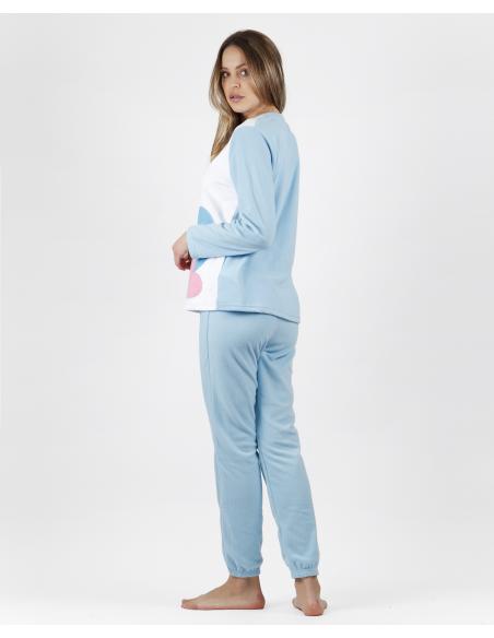 ADMAS Pijama Calentito Manga Larga Sweet Dreams para Mujer