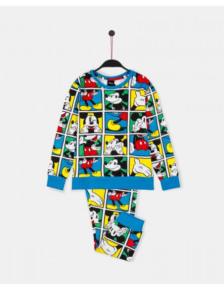 DISNEY Pijama Manga Larga Mickey Window para Niña