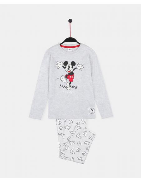 DISNEY Pijama Manga Larga Mickey para Niño