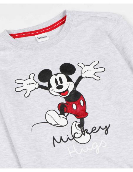 DISNEY Pijama Manga Larga Mickey para Niño