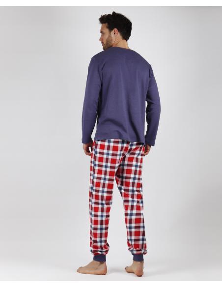 ADMAS Pijama Manga Larga Lou Lou Winter para Hombre