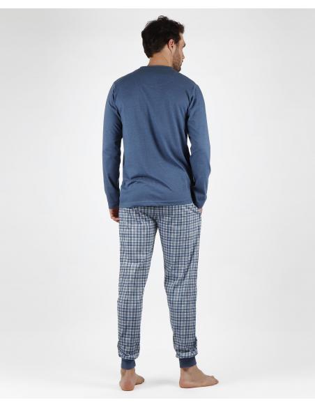 STAY AT HOME Pijama Manga Larga Say Yes para Hombre