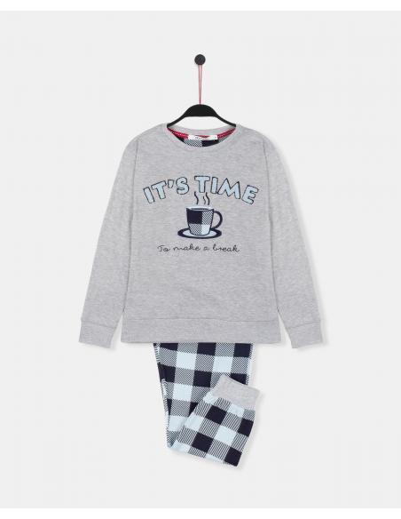 ADMAS Pijama Manga Larga Let´s Stay para Niño