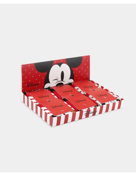 DISNEY Calcetín Tobillero M&M Love para Mujer, (Caja de 6 unidades)