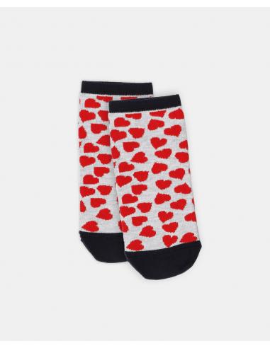 ADMAS Calcetines Tobilleros Fresh Fruit - Apples para Mujer