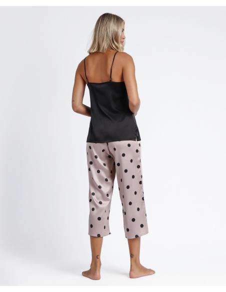 ADMAS CLASSIC Pijama Palazzo de Tirantes Elegant Dots para Mujer