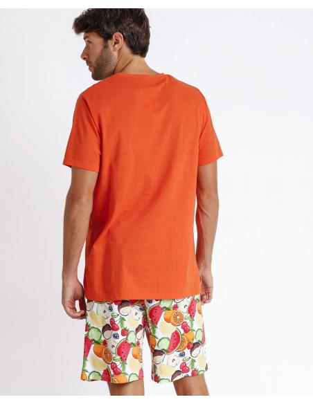 ADMAS Pijama Manga Corta Fruit Sensations para Hombre