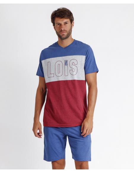 LOIS Pijama Manga Corta Pieces para Hombre