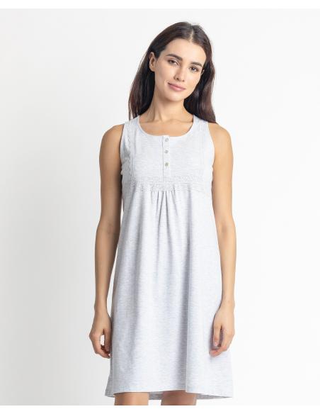 ADMAS CLASSIC Camisola Sin Mangas Romantic Grey para Mujer