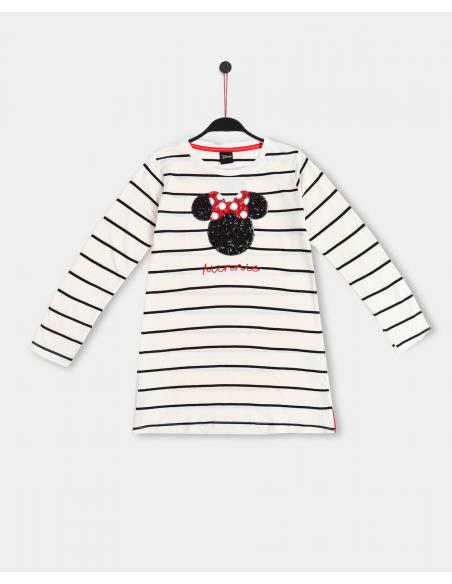 DISNEY Camisola Manga Corta Minnie Sequins para Niña