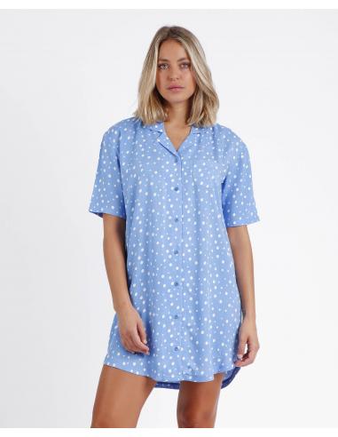 VESTIDO M/CORTA SMALL IRREGULAR DOTS