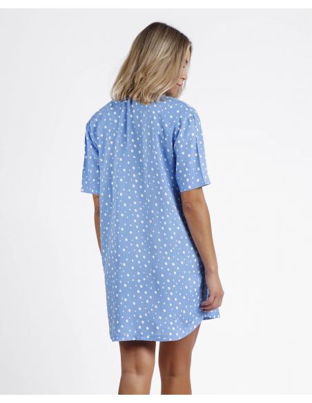 VESTIDO M/CORTA SMALL IRREGULAR DOTS