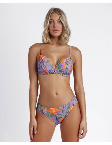 ADMAS Bikini Aro Jungle Mauve para Mujer