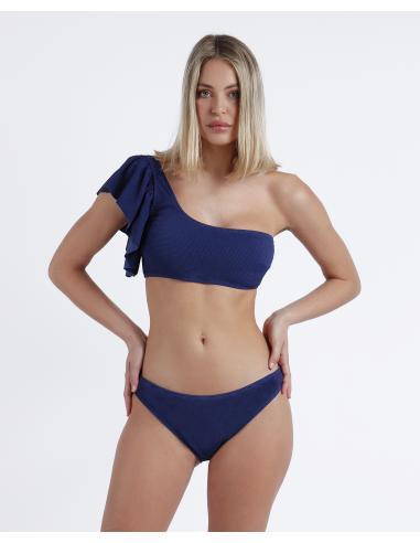 ADMAS Bikini Asimetrico Volante Estructura para Mujer