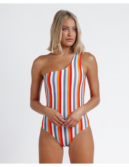 ADMAS Bañador Copas Sun Stripes para Mujer