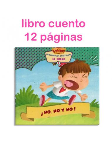 Libro cuento ¡No, No, No! 12 paginas 15x16cm