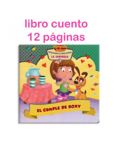 Libro cuento &#39;El Cumple De Roxy&#39; 12 paginas 15x15cm