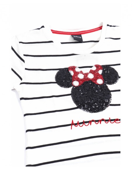 DISNEY Pijama Manga Larga Minnie Sequins para Niña 2