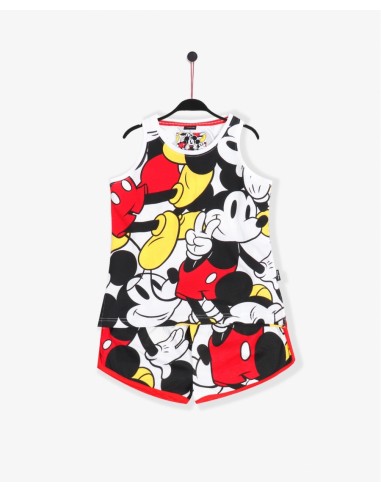 DISNEY Pijama Sin Mangas Big Mickey para Niña