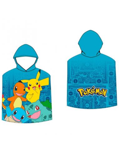 Poncho toalla playa microfibra de  Pokemon