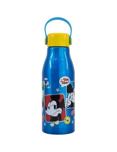 Botella cantimplora aluminio 760ml con asa en el tapón de Mickey Mouse