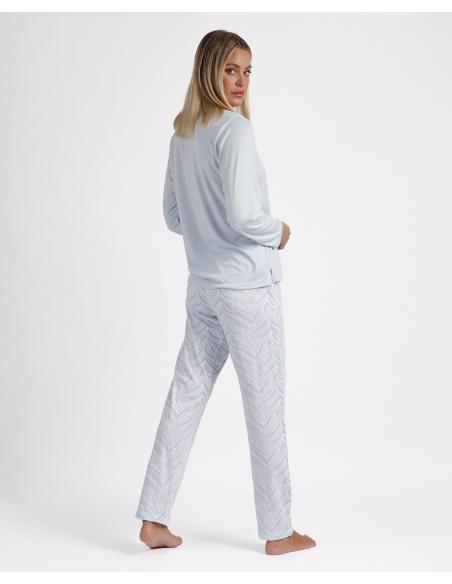 ADMAS CLASSIC Pijama Manga Larga Soft Forever Together para Mujer