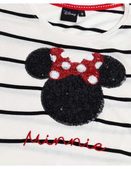 DISNEY Camisola Manga Corta Minnie Sequins para Niña