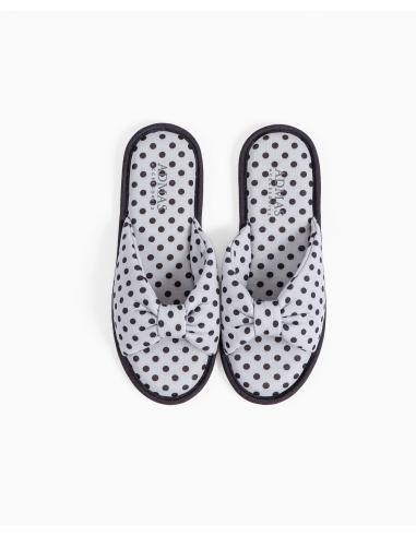 ADMAS Zapatillas De Estar Por Casa Elegant Dots para Mujer