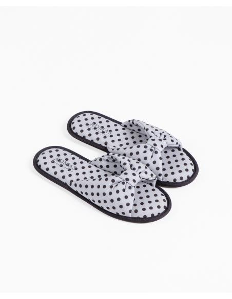 ADMAS Zapatillas De Estar Por Casa Elegant Dots para Mujer