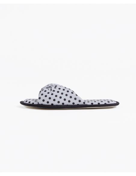 ADMAS Zapatillas De Estar Por Casa Elegant Dots para Mujer