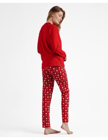 ADMAS Pijama Manga Larga Don´t Jingle My Bells para Mujer