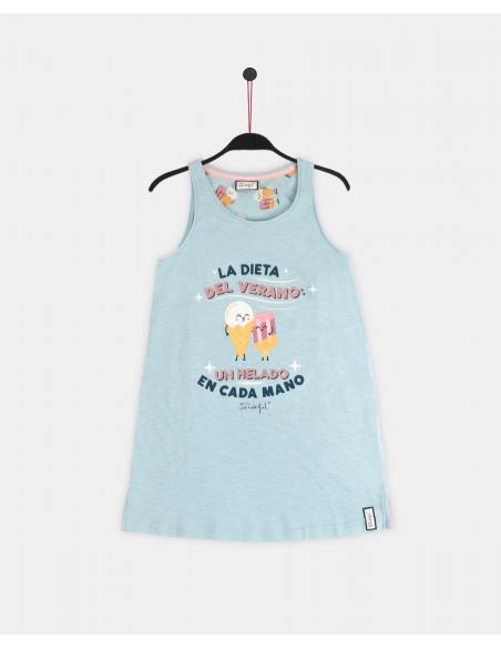 MR WONDERFUL Camisola Tirantes La Dieta del Verano para Niña