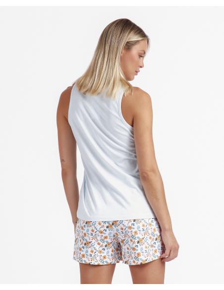 ADMAS Pijama Sin Mangas Summer Love para Mujer