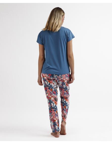 ADMAS GARDEN Pijama Manga Corta Butterflies para Mujer