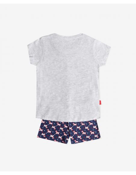 ADMAS Pijama Manga Corta Lou Lou Love Me para Niña