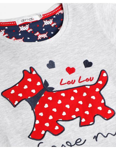 ADMAS Pijama Manga Corta Lou Lou Love Me para Niña